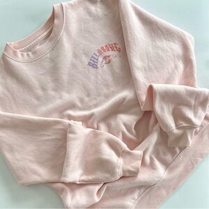 BILLABONG Heritage Arc Graphic Sweatshirt In Blush Pink  S